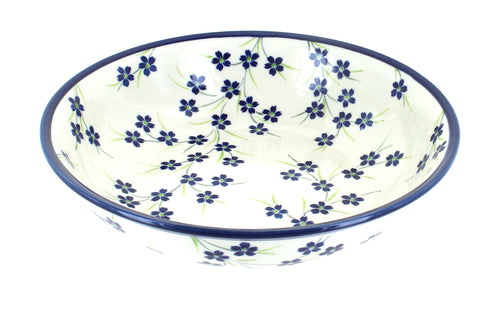 Polish Pottery Willow Large Salad Bowl