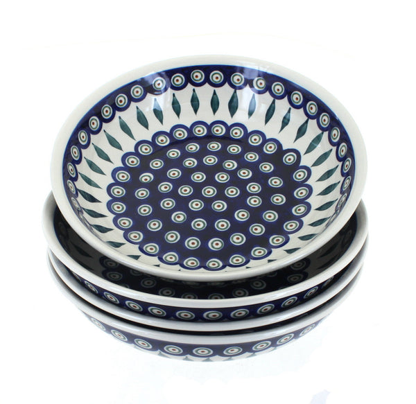 Peacock 4 Piece Large Salad Bowl Set