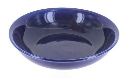 Polish Pottery Cobalt Large Salad Bowl