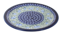 Polish Pottery Seaside Swirl Dinner Plate