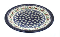 Polish Pottery Reindeer Pine Dinner Plate