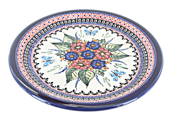 Floral Butterfly Dinner Plate