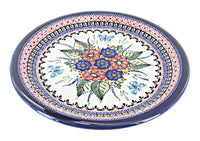 Polish Pottery Floral Butterfly Dinner Plate