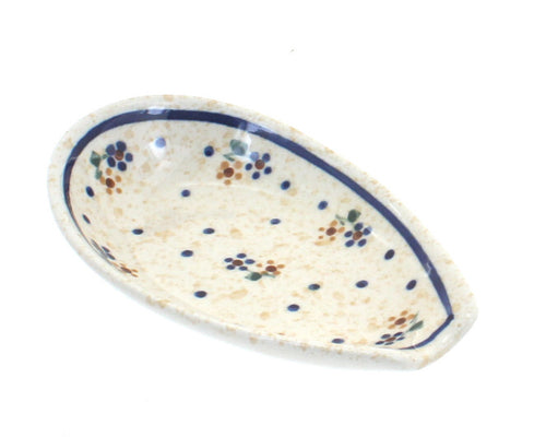 Polish Pottery Country Meadow Small Spoon Rest