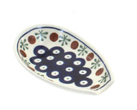 Polish Pottery Nature Small Spoon Rest