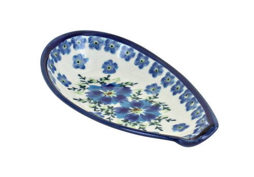 Polish Pottery Kalina Small Spoon Rest