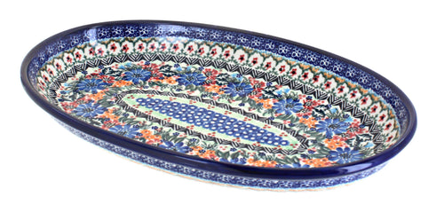 Polish Pottery Ashley Oval Platter