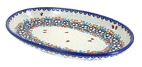 Polish Pottery Scarlett Oval Platter
