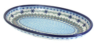 Polish Pottery Winter Celebration Oval Platter