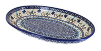 Polish Pottery Noel Nights Oval Platter