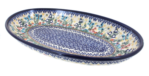 Polish Pottery Garden of Eden Oval Platter
