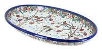 Polish Pottery Little Snowman Oval Platter