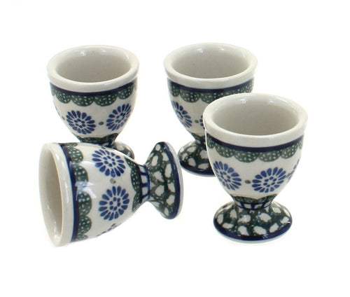 Polish Pottery Maia Egg Cup Set