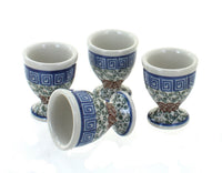 Athena Egg Cup Set Polish Pottery