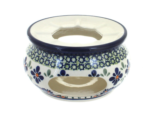 Polish Pottery Mosaic Flower Teapot Warmer