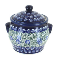 Seaside Swirl Small Canister Polish Pottery