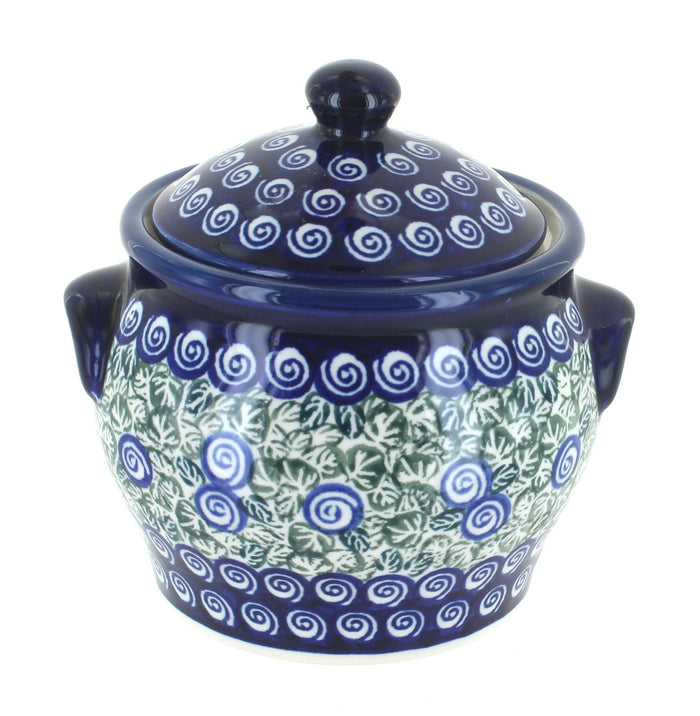 Seaside Swirl Small Canister Polish Pottery