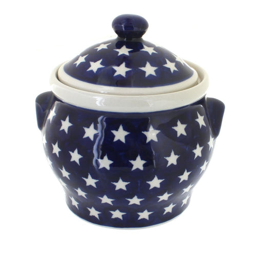 Polish Pottery Stars Medium Canister