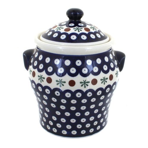 Polish Pottery Nature Large Canister