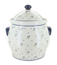 Polish Pottery Country Meadow Cookie Jar
