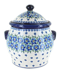 Polish Pottery Kalina Cookie Jar