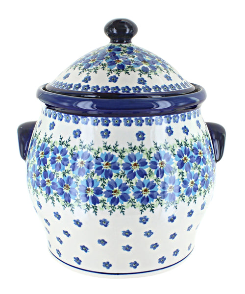 Polish Pottery Kalina Cookie Jar