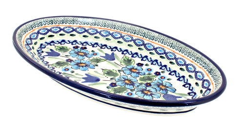 Polish Pottery Ballina Small Oval Platter