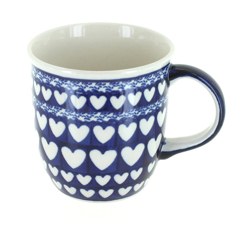 Polish Pottery Valentina Plain Coffee Mug