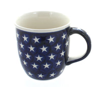 Polish Pottery Stars Plain Coffee Mug
