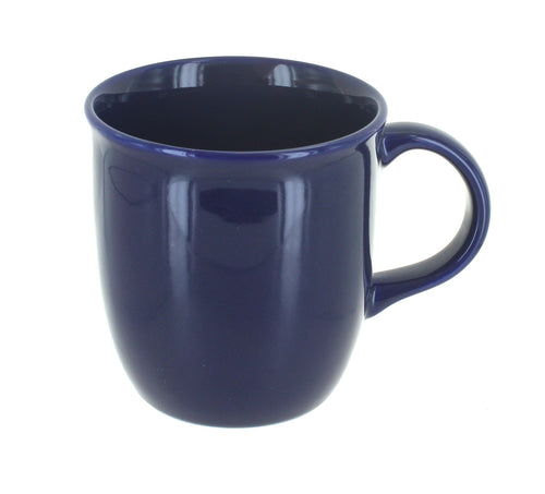 Polish Pottery Cobalt Plain Coffee Mug