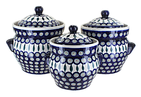 Peacock Large Canister Set