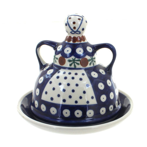 Polish Pottery Nature Small Cheese Lady