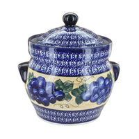 Polish Pottery Grapes Small Container