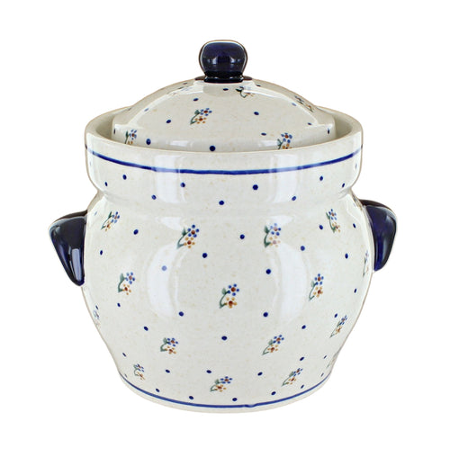 Polish Pottery Country Meadow Medium Container
