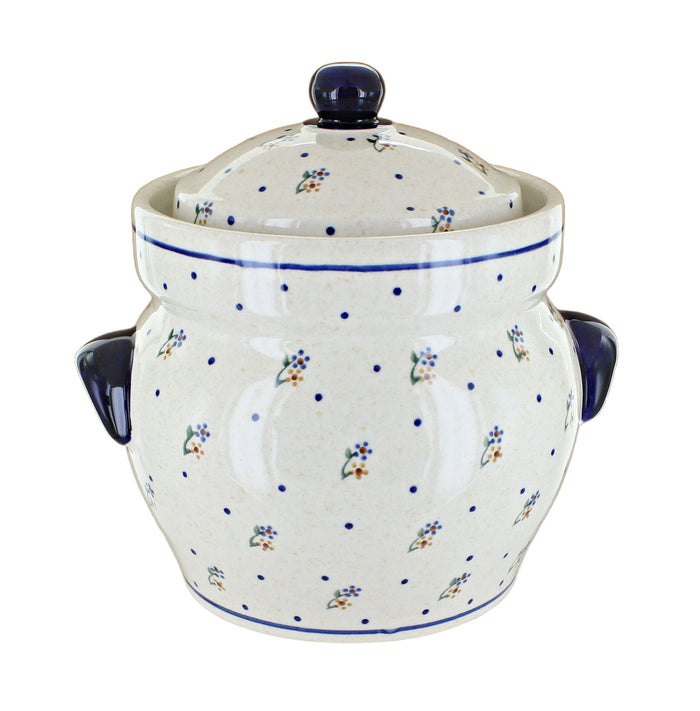 Polish Pottery Country Meadow Medium Container