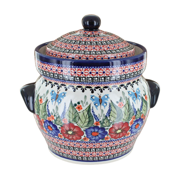 Floral Butterfly Medium Container