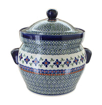 Polish Pottery Mosaic Flower Large Container