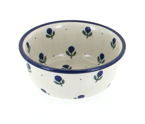 Polish Pottery Blueberry Small Bowl