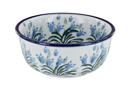 Polish Pottery Tulip Bouquet Small Bowl
