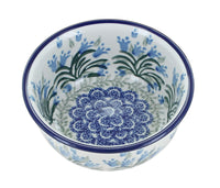 Tulip Bouquet Small Bowl Polish Pottery