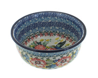 Polish Pottery Hummingbird Small Bowl