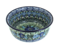 Polish Pottery Sapphire Fields Small Bowl