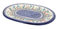 Polish Pottery Garden of Eden Large Oval Platter