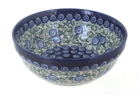 Polish Pottery Seaside Swirl Cereal/Soup Bowl