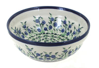 Polish Pottery Porcelain Vine Cereal/Soup Bowl