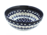 Polish Pottery Flowering Peacock Cereal/Soup Bowl
