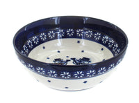 Polish Pottery Frosty Friend Cereal/Soup Bowl