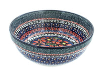 Polish Pottery Jungle Flower Cereal/Soup Bowl