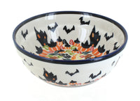 Polish Pottery Haunted House Cereal/Soup Bowl
