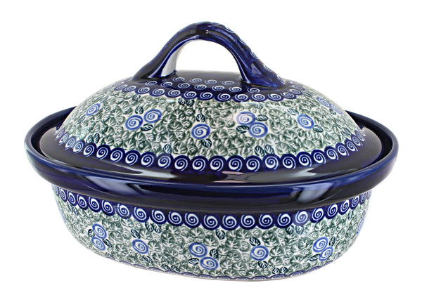 Seaside Swirl Roaster with Lid